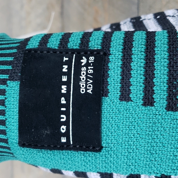 adidas Men's EQT Support SK Originals Primeknit Slip Ons Black Green Grey - Picture 10 of 11